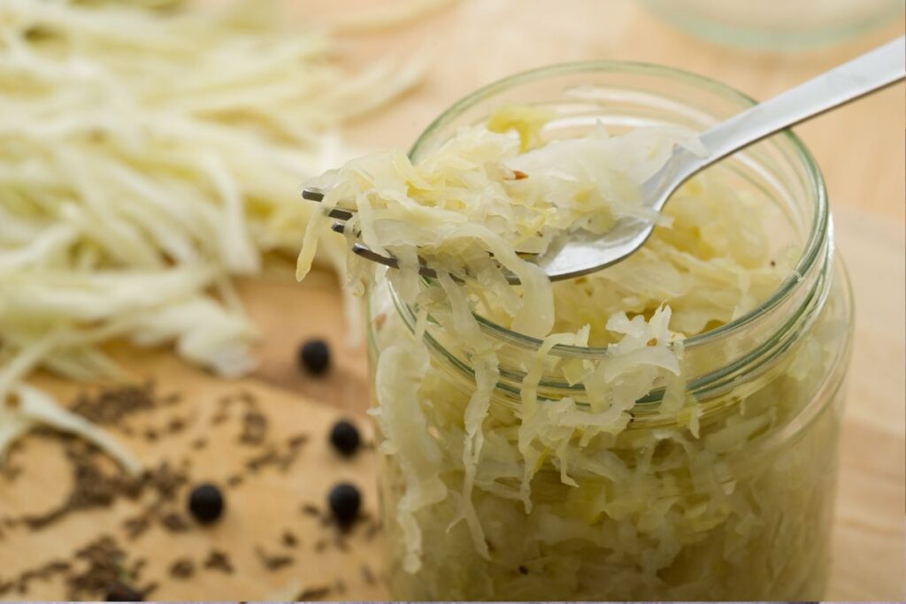 We loved making and eating homemade sauerkraut during our Intro to the GAPS Protocol. We still eat it now